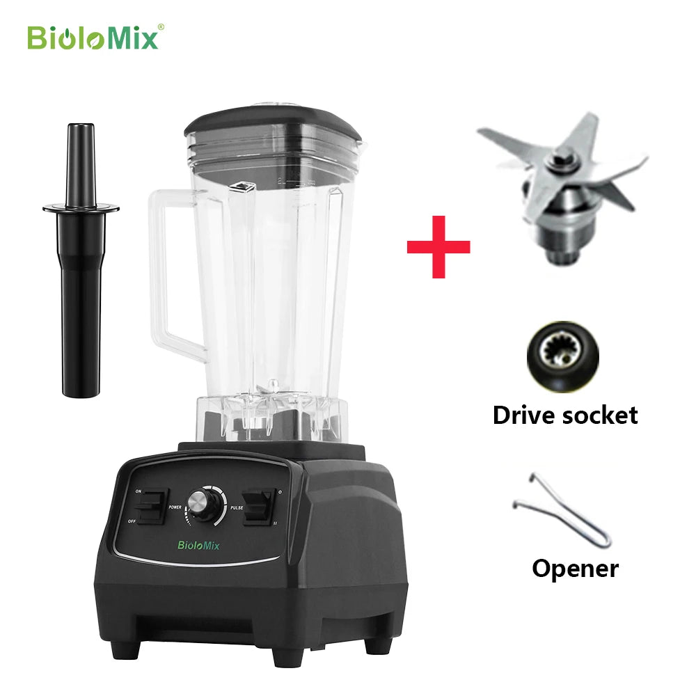 Biolomix Heavy Duty Blender Mixer Juicer 3HP 2200W