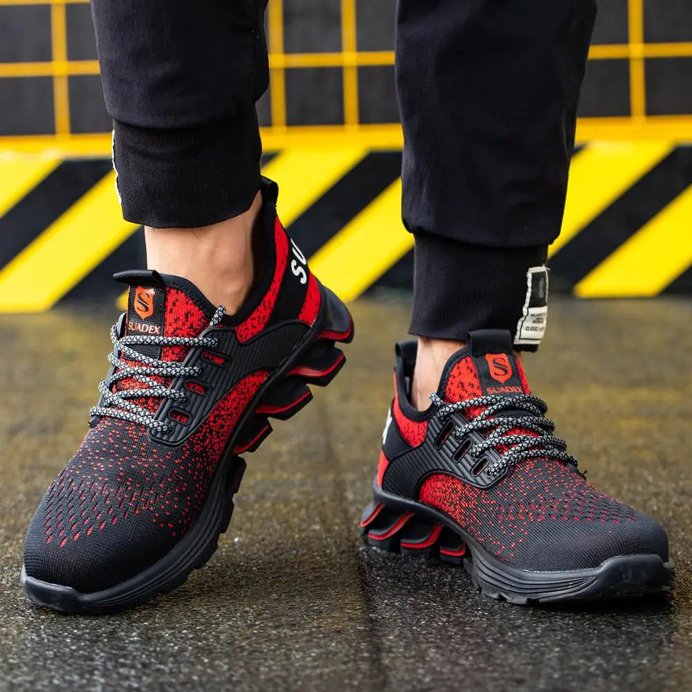 SUADEX Safety Shoes Steel Toe For Men And Women