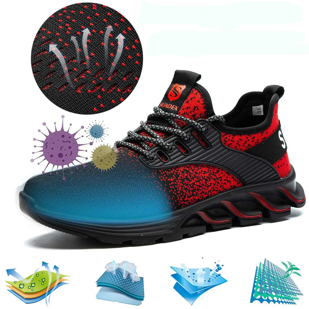 SUADEX Safety Shoes Steel Toe For Men And Women