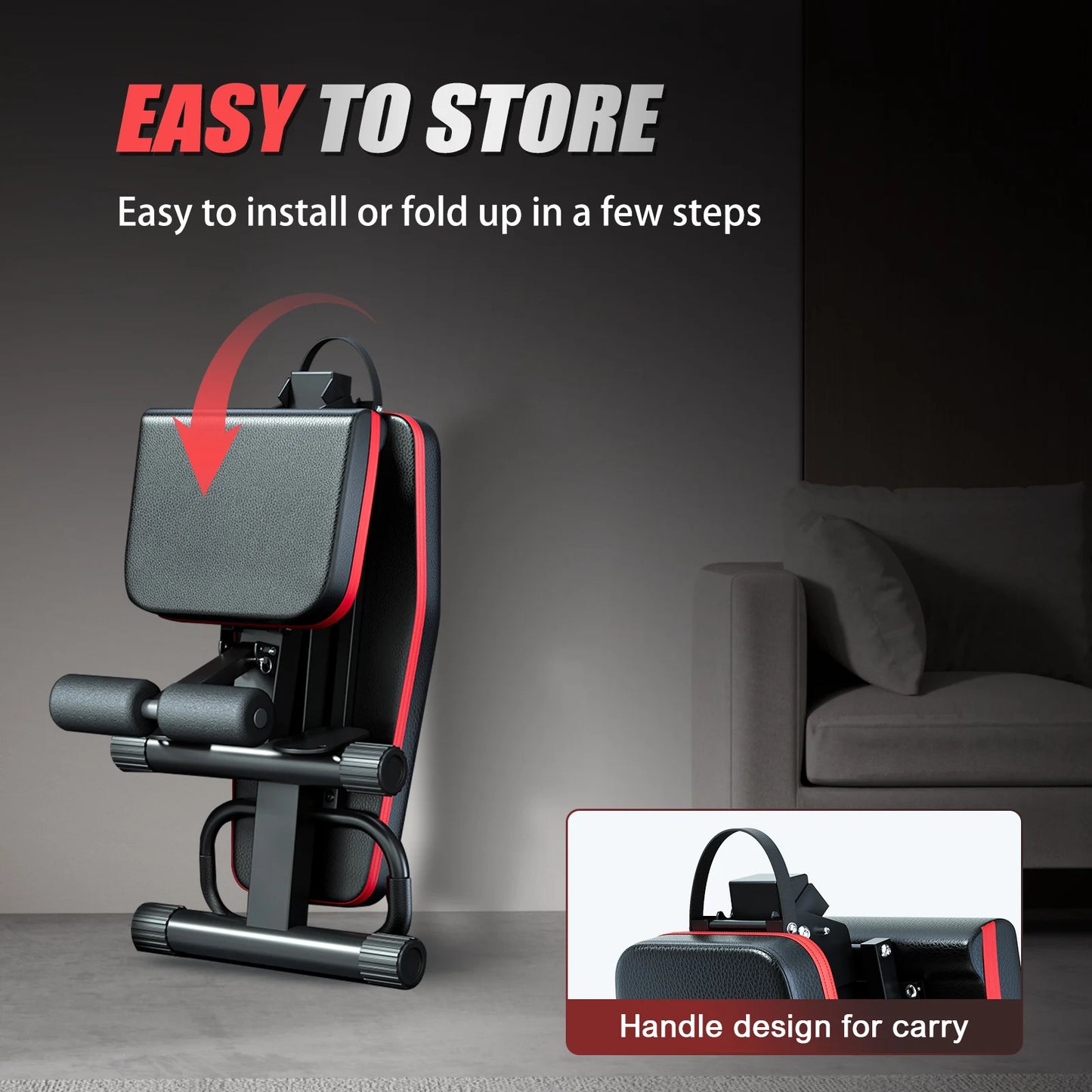 Foldable 14-In-1 Dumbbell Bench For Full-Body Workouts