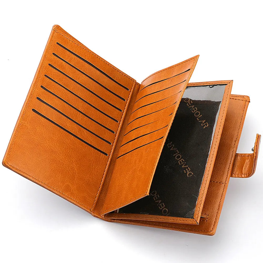 DEABOLAR Travel Passport Bag Multi Card Holder Wallet