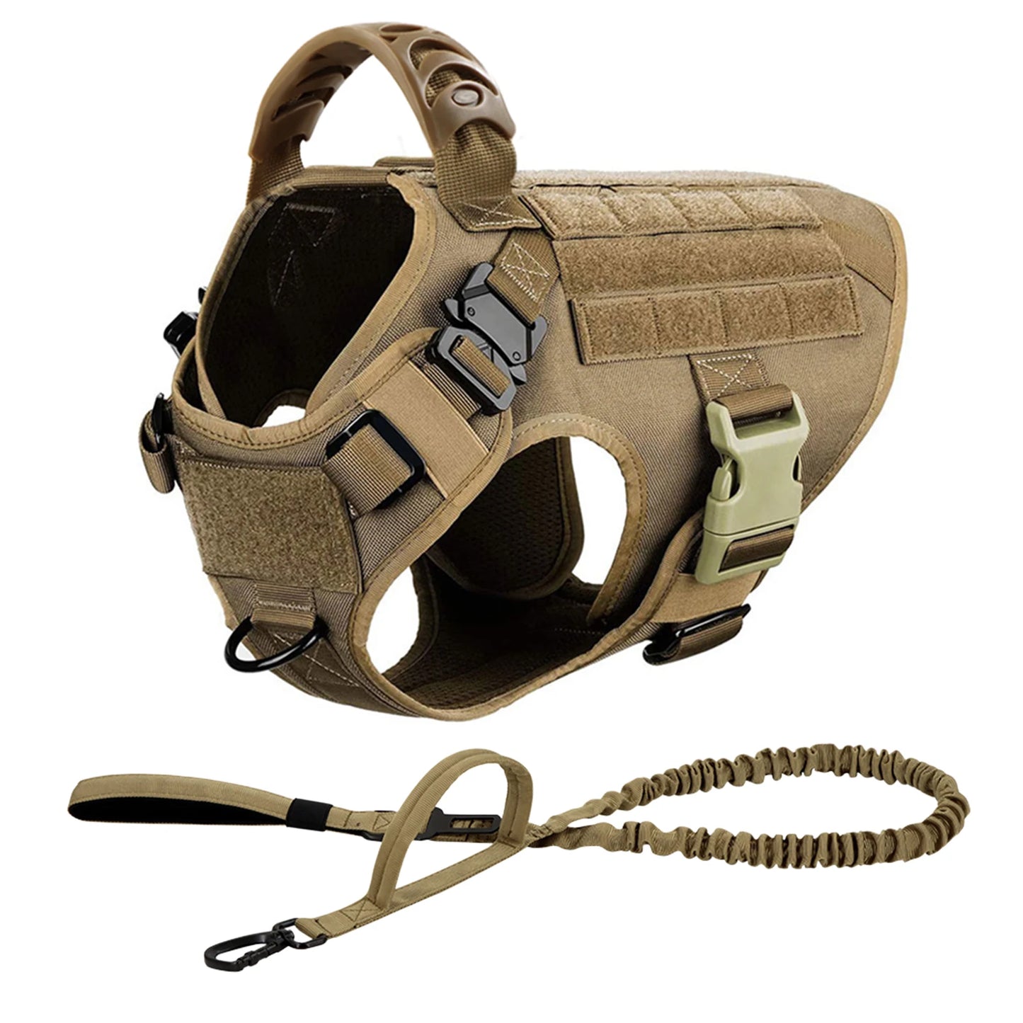 PETRAVEL CN Dog Harness And Leash Set For German Shepherd Malinois Training