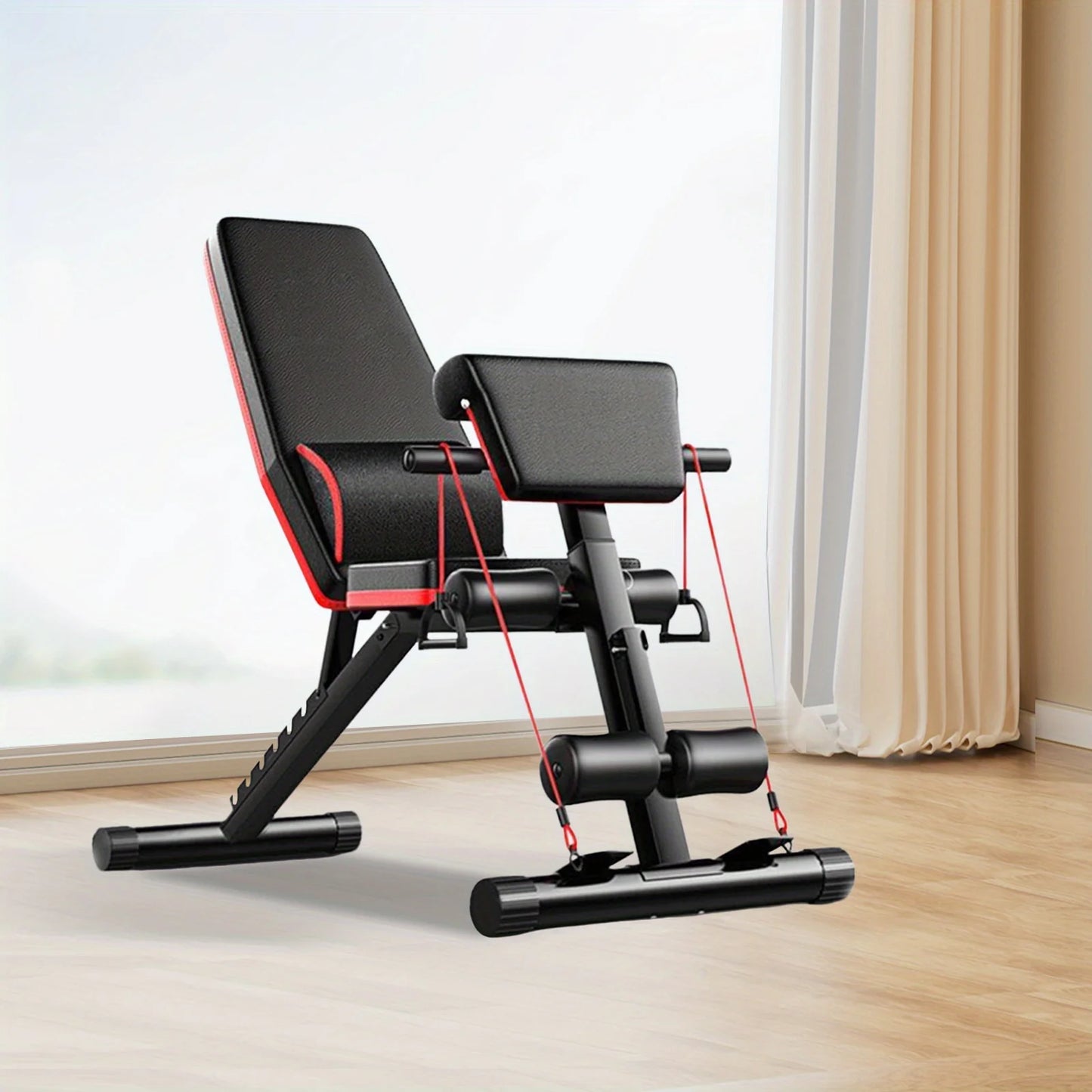 Multifunctional Deadlift Board For Home Fitness And Adjustable Bench