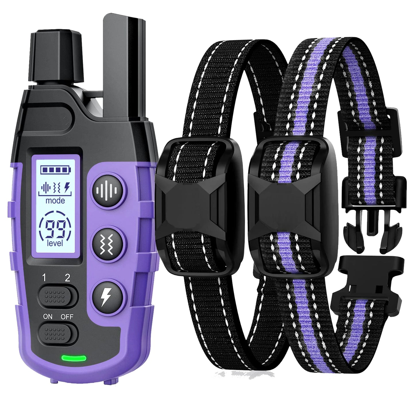 WXRPET Waterproof Dog Training Collar Remote Control Beep Vibration
