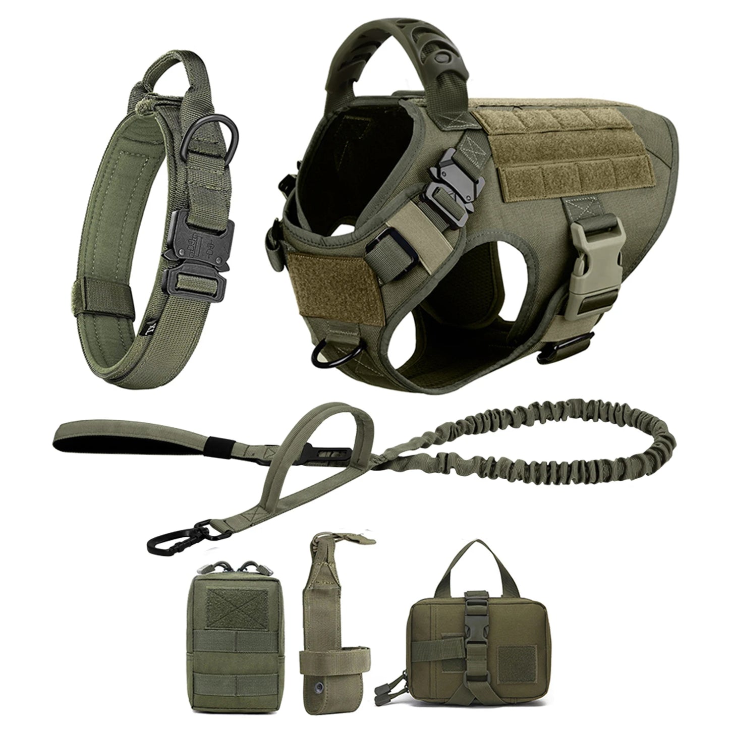 PETRAVEL CN Dog Harness And Leash Set For German Shepherd Malinois Training