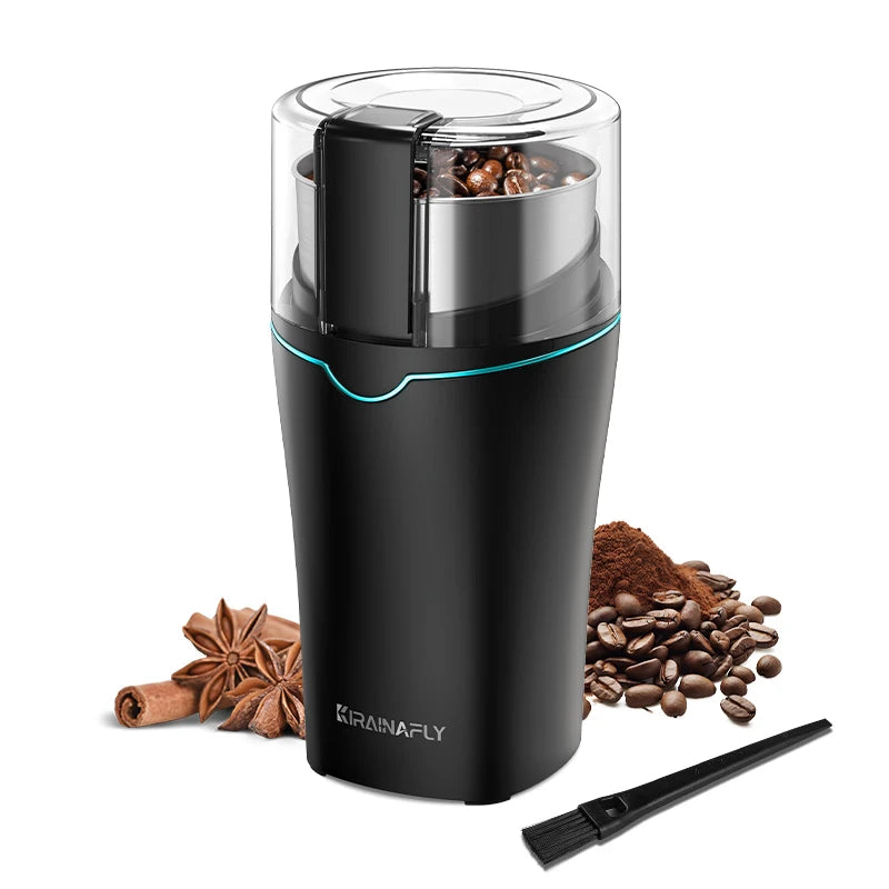 KIRAINAFLY 300W Coffee Grinder For Spices Herbs Grains