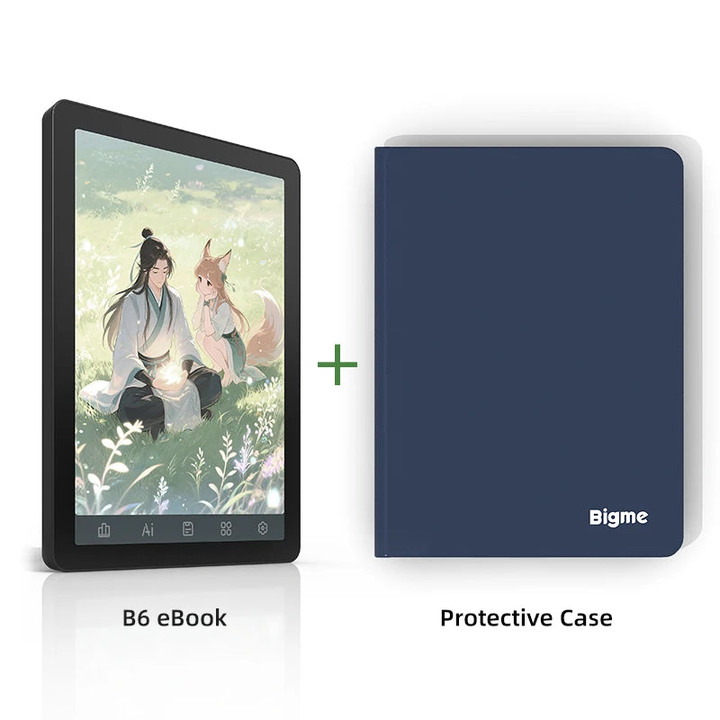 BIGME B6 Ebook Reader Android 14 Front Light Eye Protecting