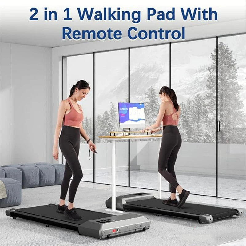 Superun 2.5HP Home Treadmill 2in1 Walking Fitness Machine LCD