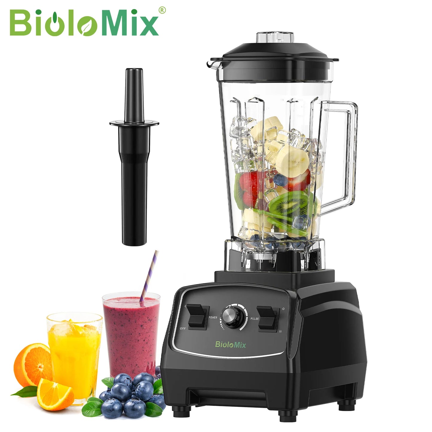 Biolomix 3HP 2200W Commercial Blender Mixer Juicer Food Processor