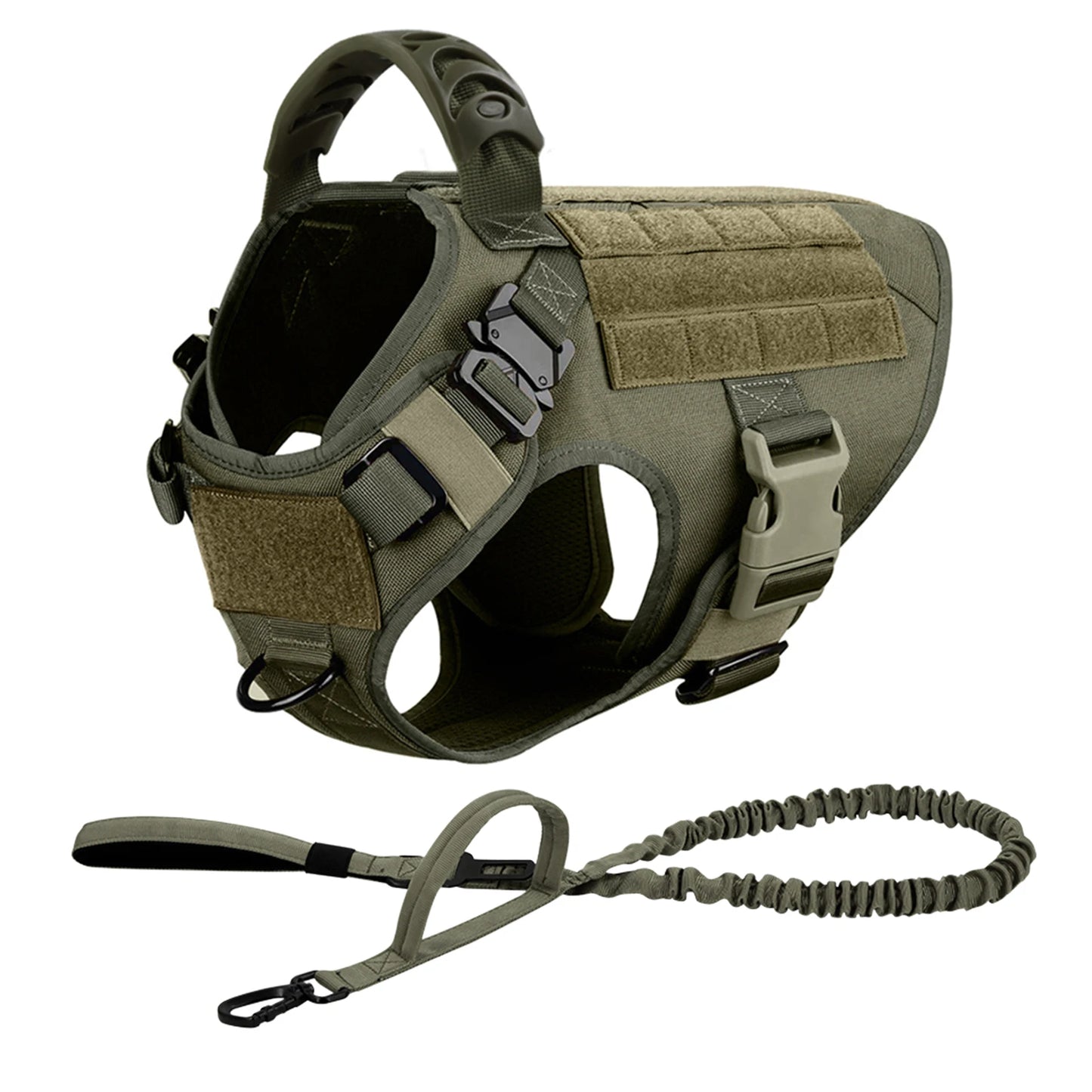 PETRAVEL CN Dog Harness And Leash Set For German Shepherd Malinois Training