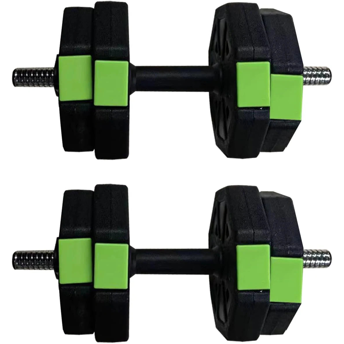 HiMISS Adjustable Dumbbell Set 2 In 1 With Iron Handle