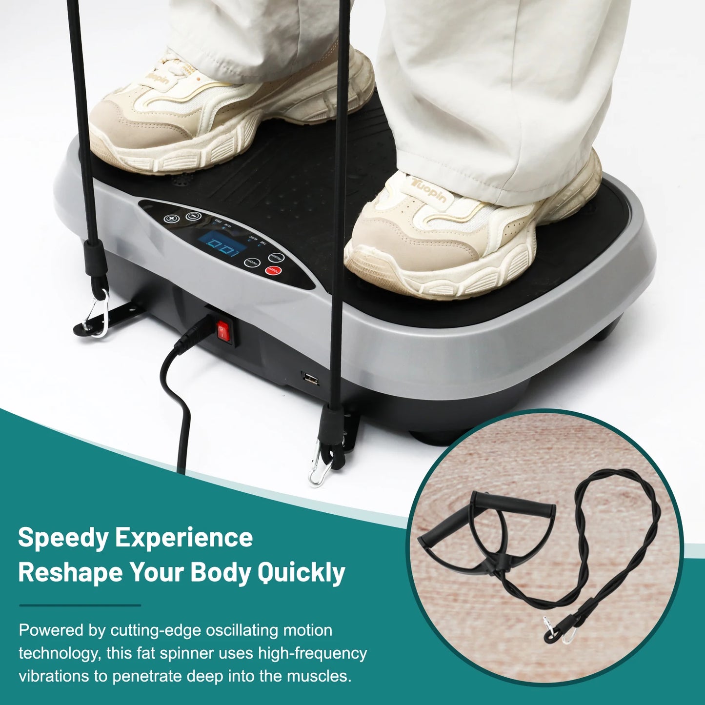 Vibration Plate Exercise Machine Fat Slinger For Whole Body Workout