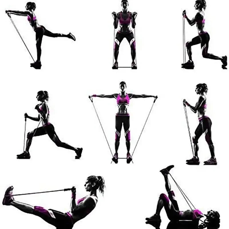 Resistance Bands With Handles for Home Workouts and Strength Training