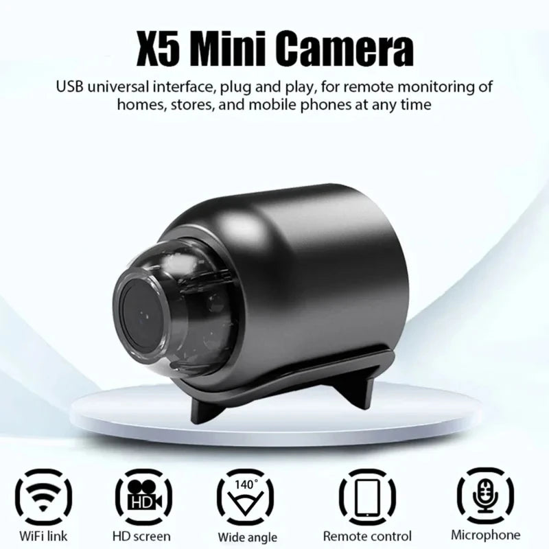 Mini WiFi Camera 1080P Night Vision X5 Motion Detection