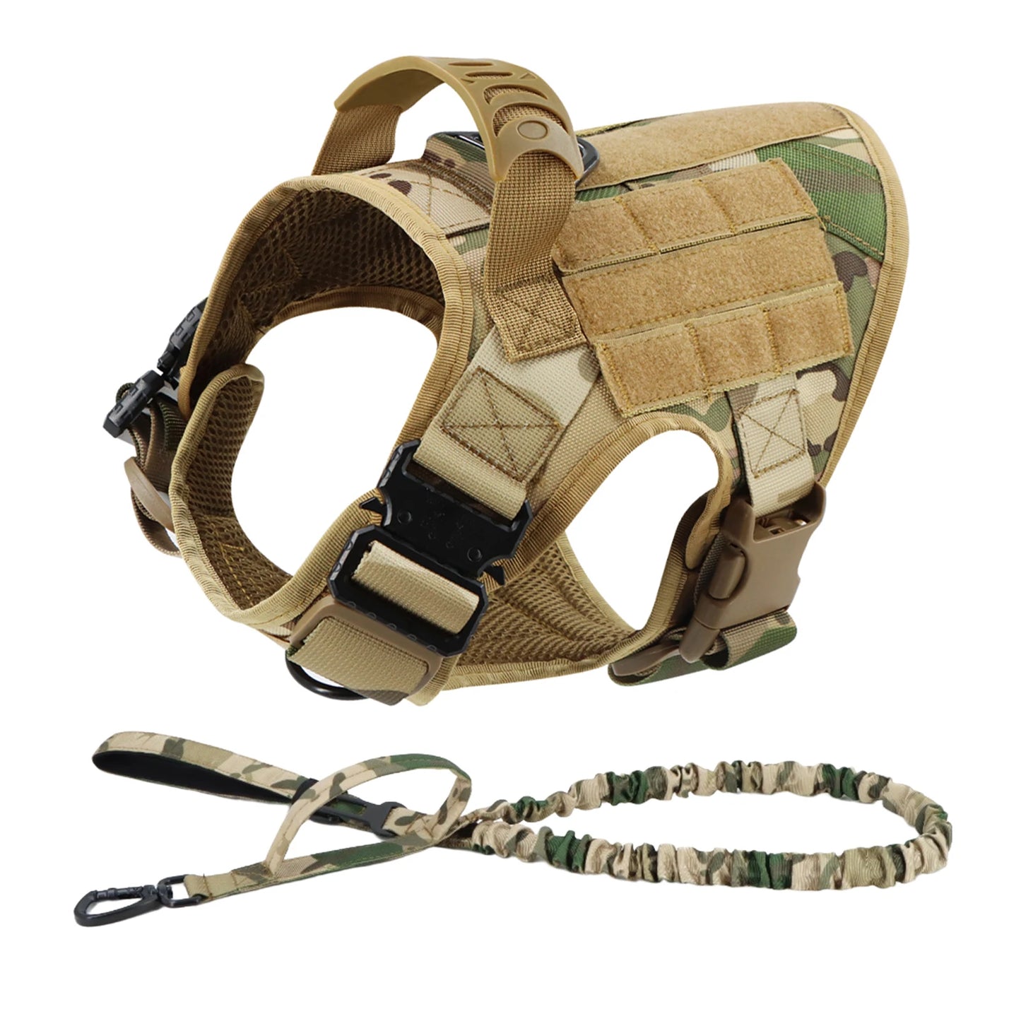 PETRAVEL CN Dog Harness And Leash Set For German Shepherd Malinois Training