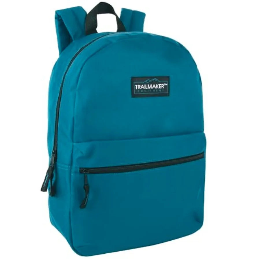 Unisex Nylon School Backpack With Padded Adjustable Straps