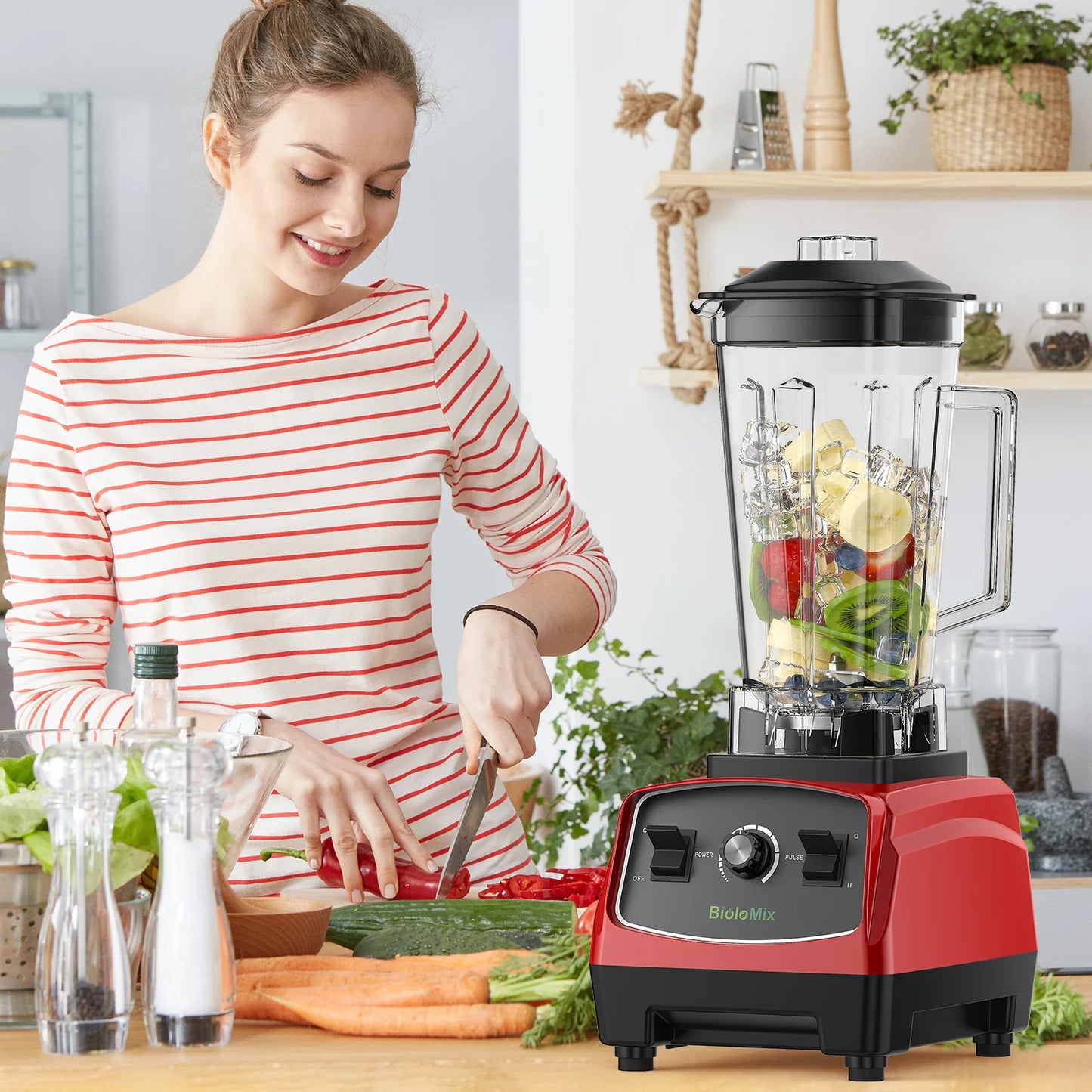 Biolomix 3HP 2200W Commercial Blender Mixer Juicer Food Processor