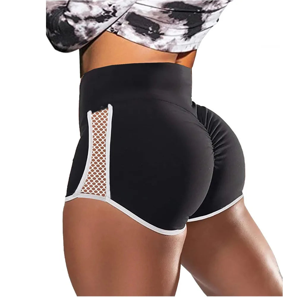 High Waist Quick Dry Yoga Shorts for Women