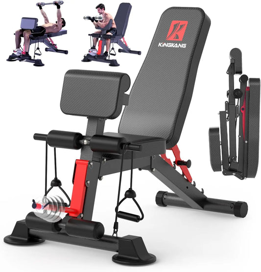 Foldable 14-In-1 Dumbbell Bench For Full-Body Workouts