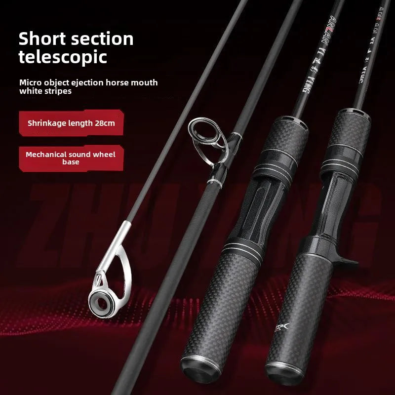 Mini Telescopic Fishing Rod Portable Micro Rod Accessory Kit