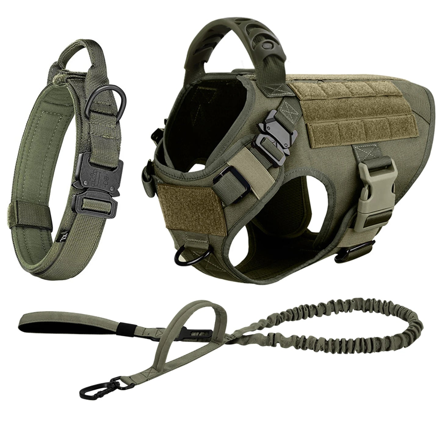 PETRAVEL CN Dog Harness And Leash Set For German Shepherd Malinois Training