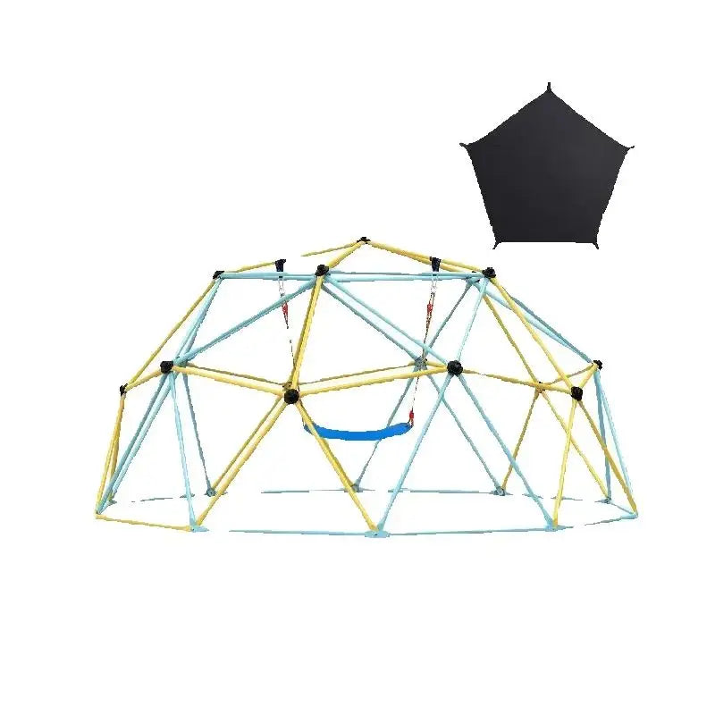 SucceBuy Climbing Dome Geometric Jungle Gym With Swing Hammock