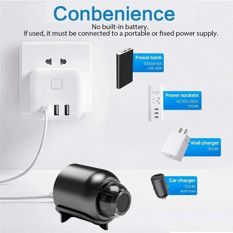 Mini WiFi Camera 1080P Night Vision X5 Motion Detection