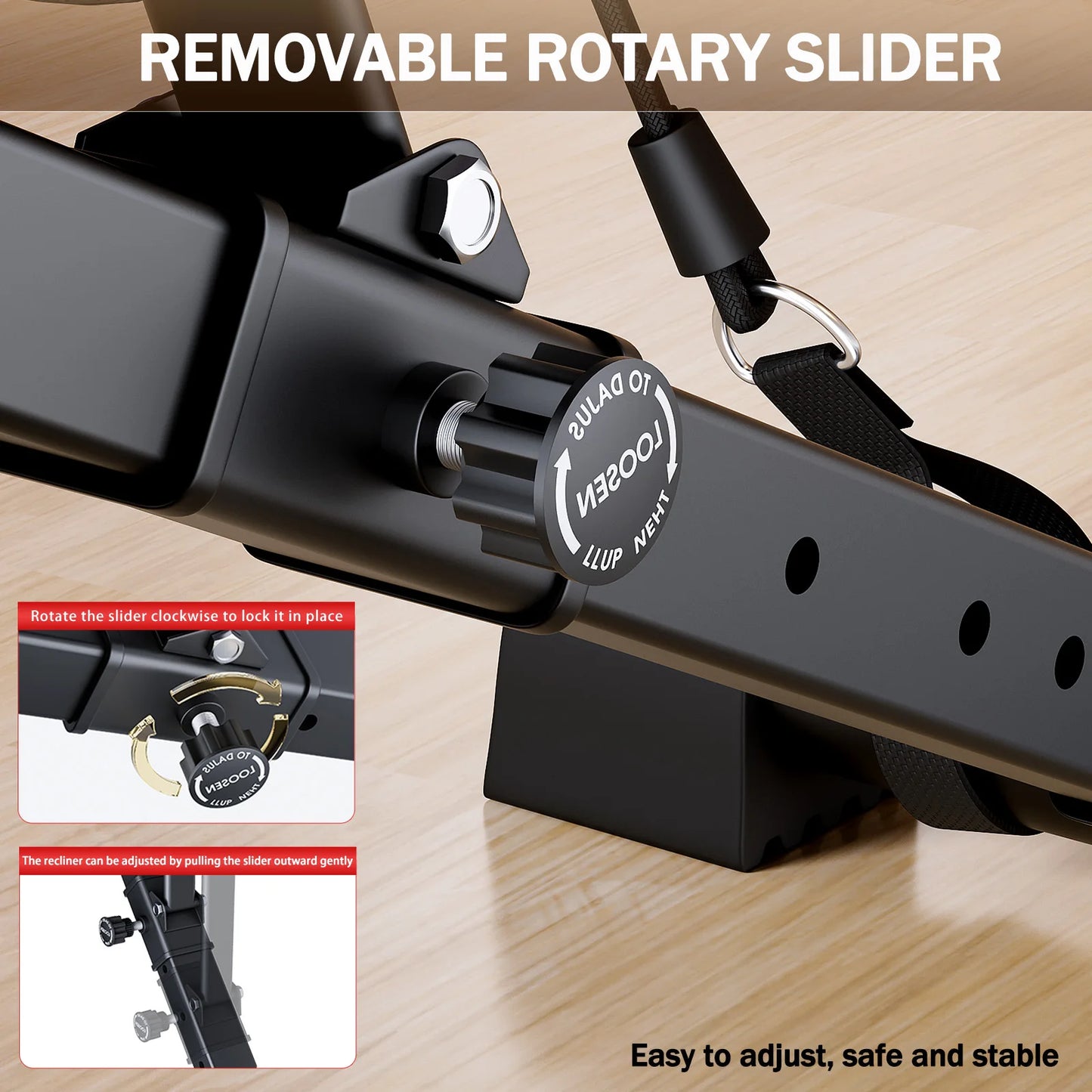 SG0040 Adjustable Foldable Weight Bench For Full Body Workout