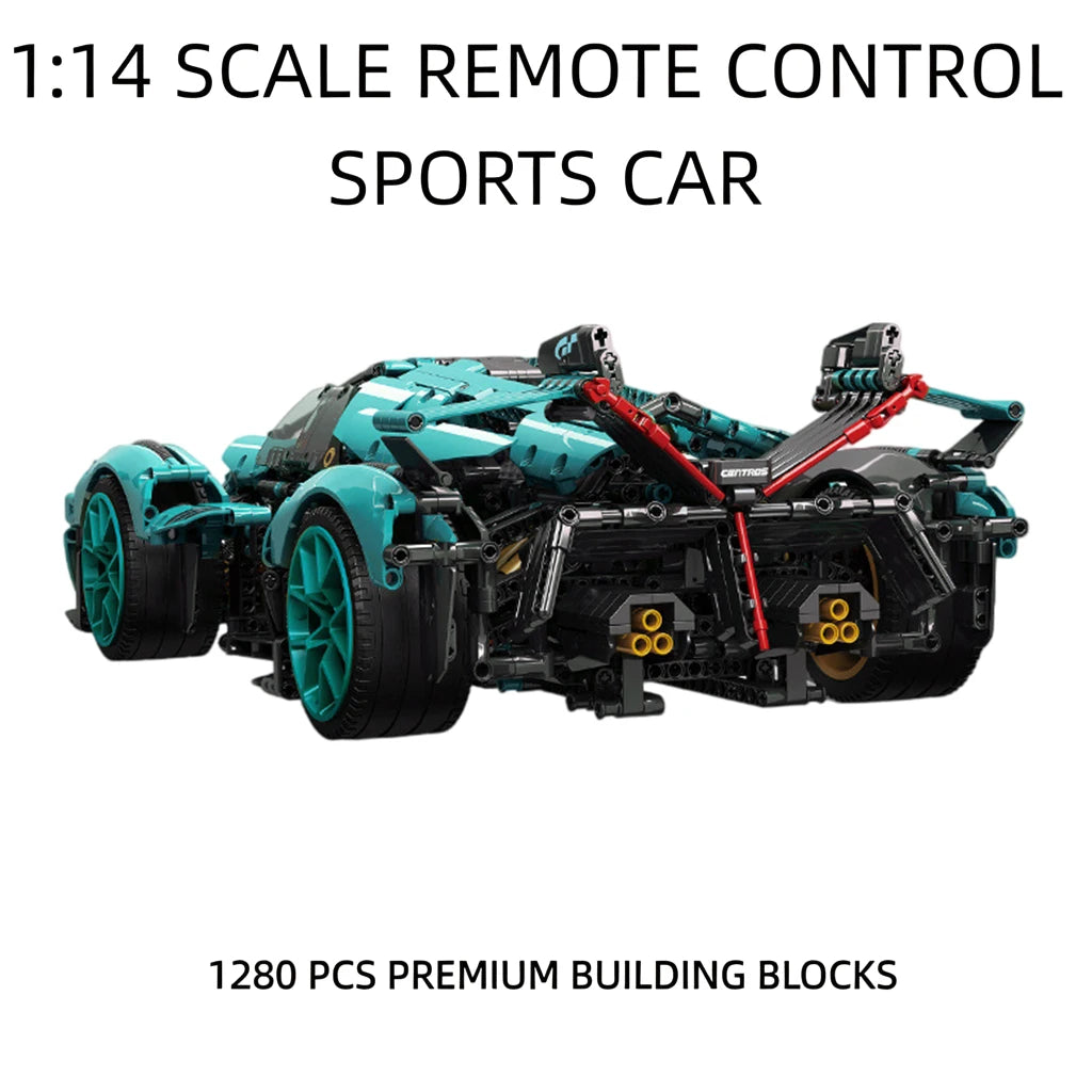 V12 Block Roadster RC Building Block Set Compatible With Lego
