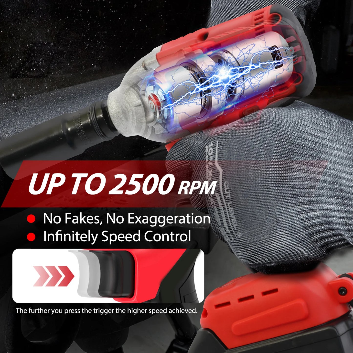 20V Cordless Impact Wrench Set With Brushless Drill Driver