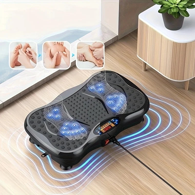 BZEQ USB Powered Exercise Machine With Resistance Bands Vibration Platform