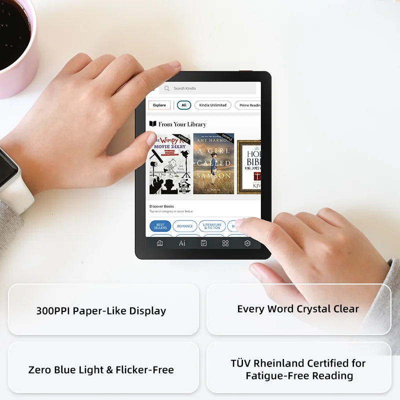BIGME B6 Android E Ink Ebook Reader With Front Light Paperlike Display