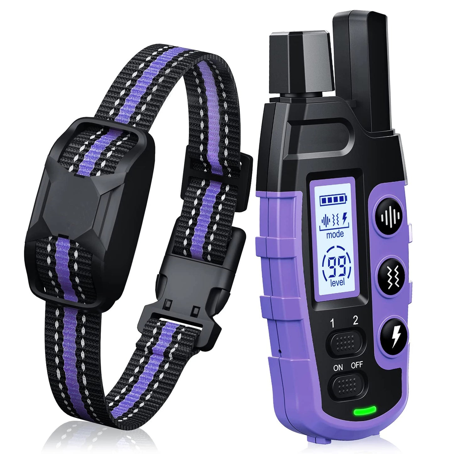 WXRPET Waterproof Dog Training Collar Remote Control Beep Vibration