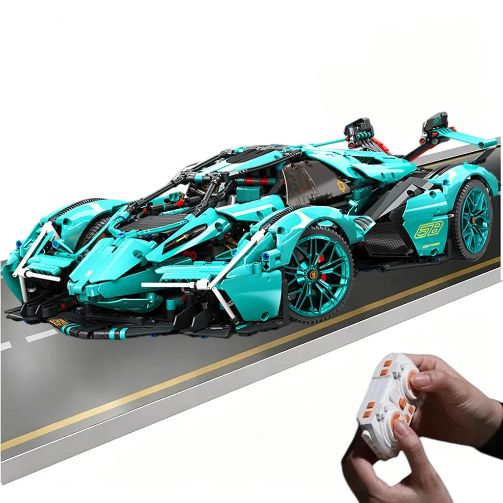 V12 Block Roadster RC Building Block Set Compatible With Lego