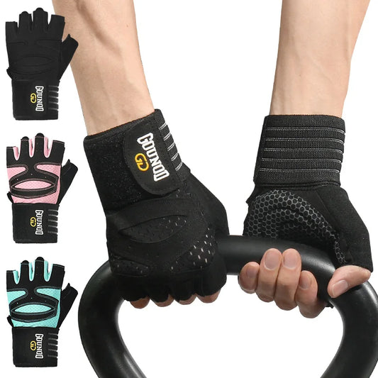 GOUNOD Weightlifting Gloves Breathable Anti Slip Wrist Support