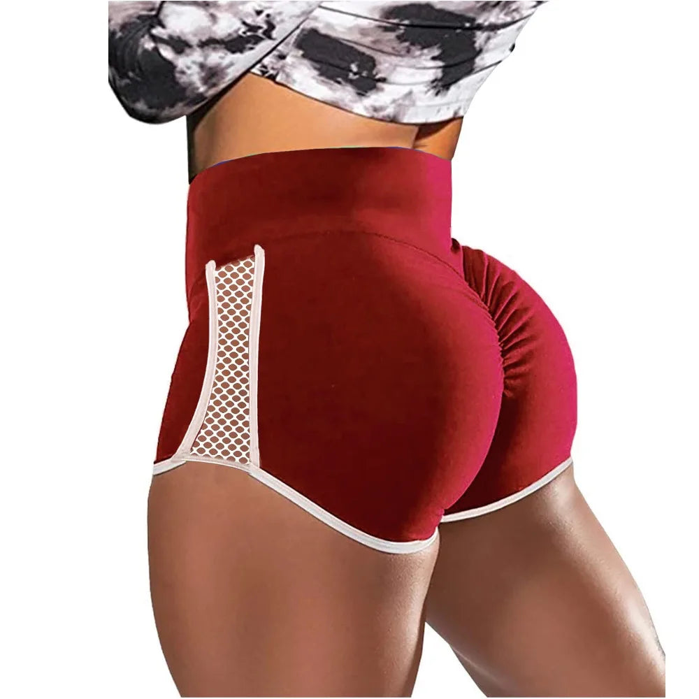 High Waist Quick Dry Yoga Shorts for Women