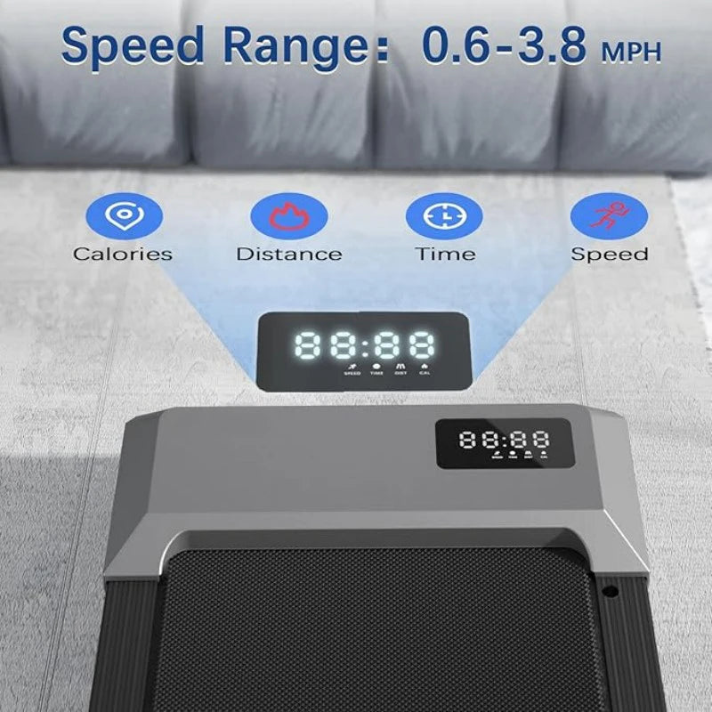 Superun 2.5HP Home Treadmill 2in1 Walking Fitness Machine LCD