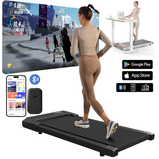 Superun 2.5HP Home Treadmill 2in1 Walking Fitness Machine LCD