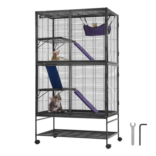 SucceBuy Metal Ferret Cage 4-Tier Critter Nation