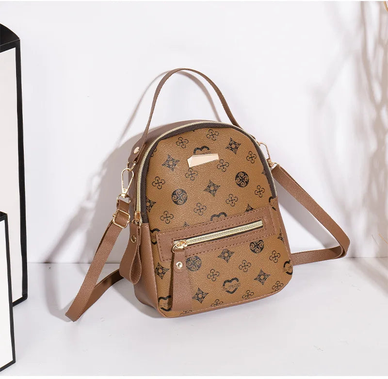 Flower Backpack For Women Fashion School Bag For Ladies And Students