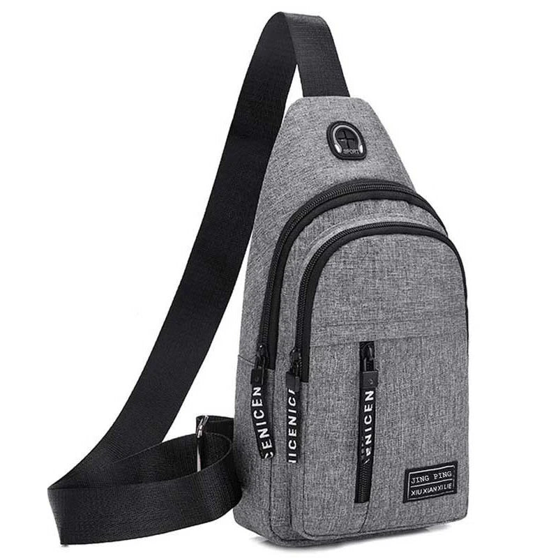 Men Crossbody Sling Bag Multifunction Travel Shoulder Bag