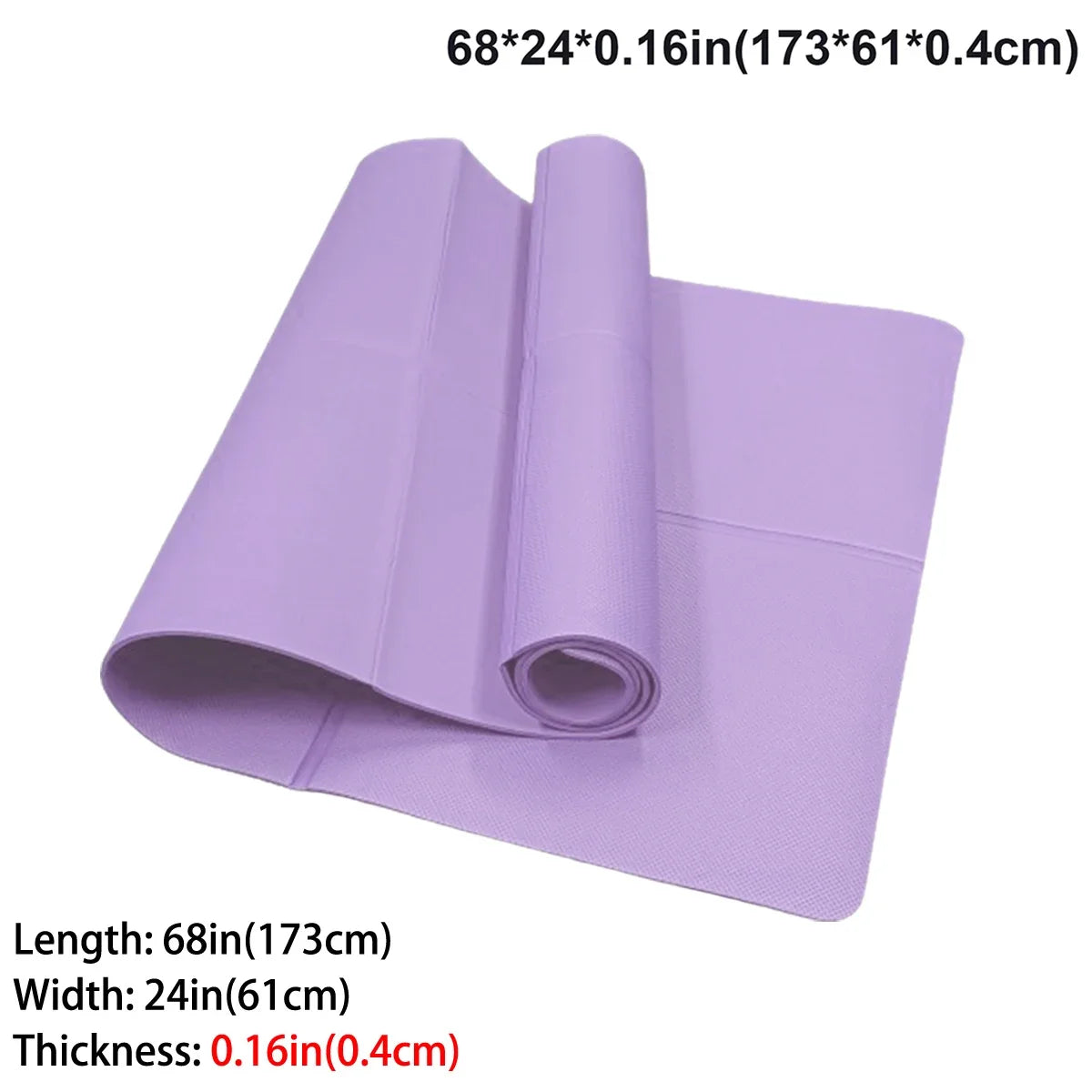 Eco Friendly Foldable Yoga Mat EVA Travel Exercise Mat