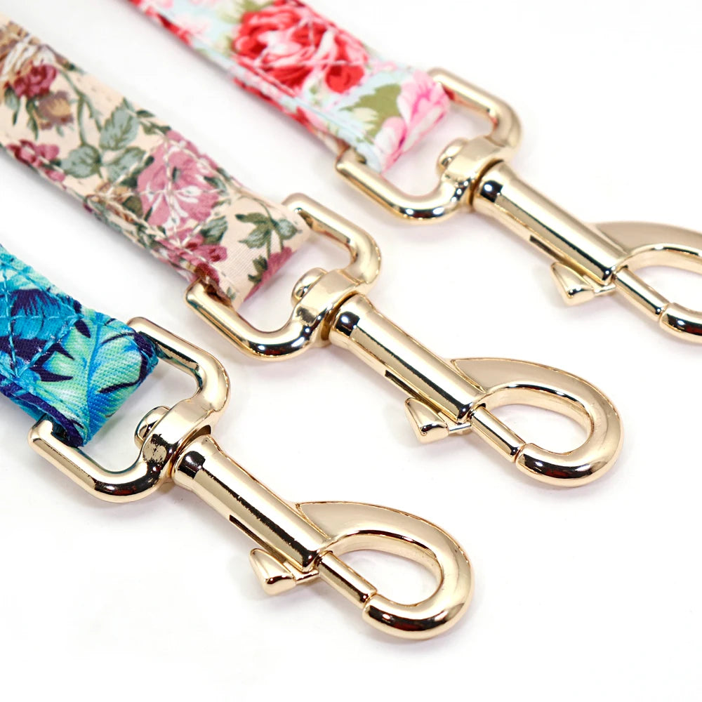 Pet Artist Personalized Dog Collar And Leash With Engraved Nameplate