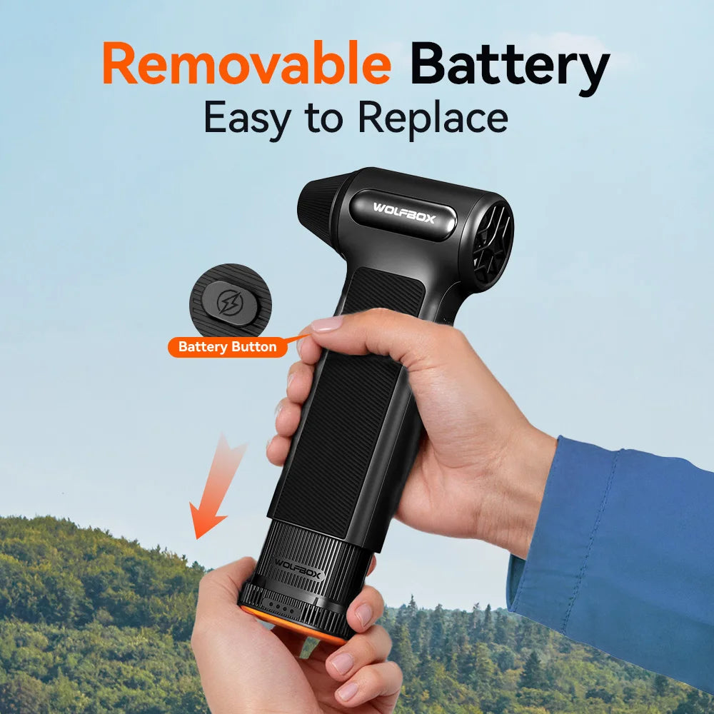 WOLFBOX DF200 Electric Air Duster And Portable Fan 3 Speed