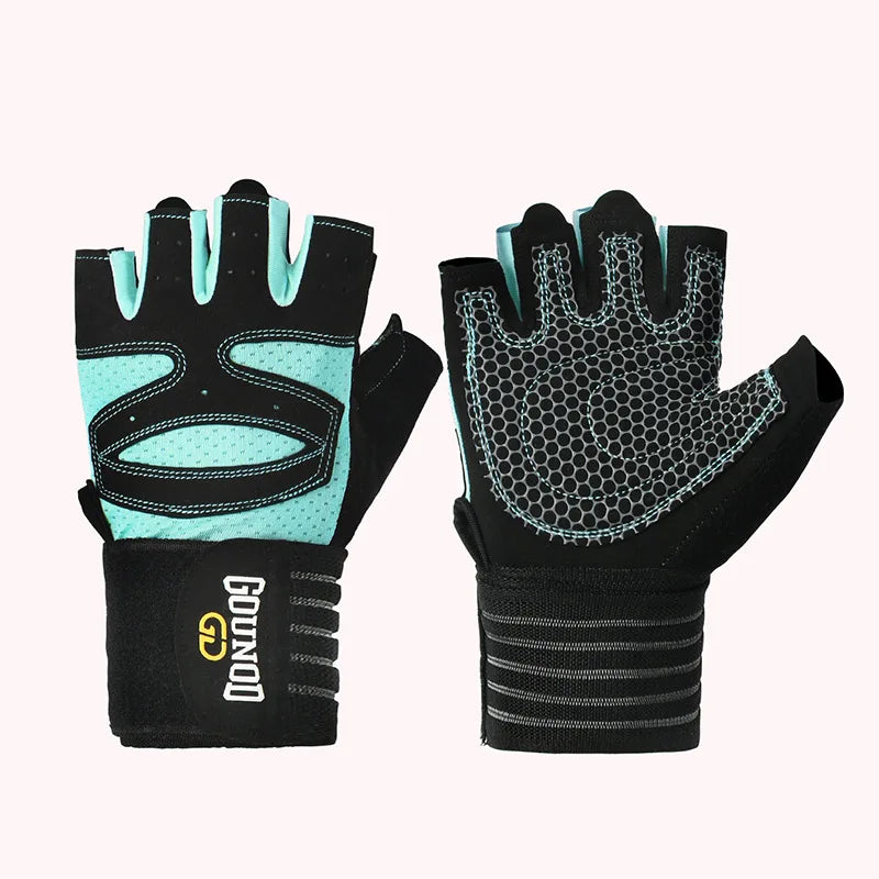 GOUNOD Weightlifting Gloves Breathable Anti Slip Wrist Support