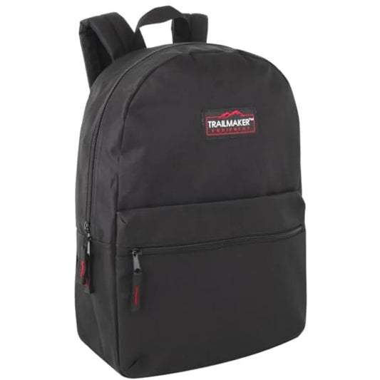 Unisex Nylon School Backpack With Padded Adjustable Straps