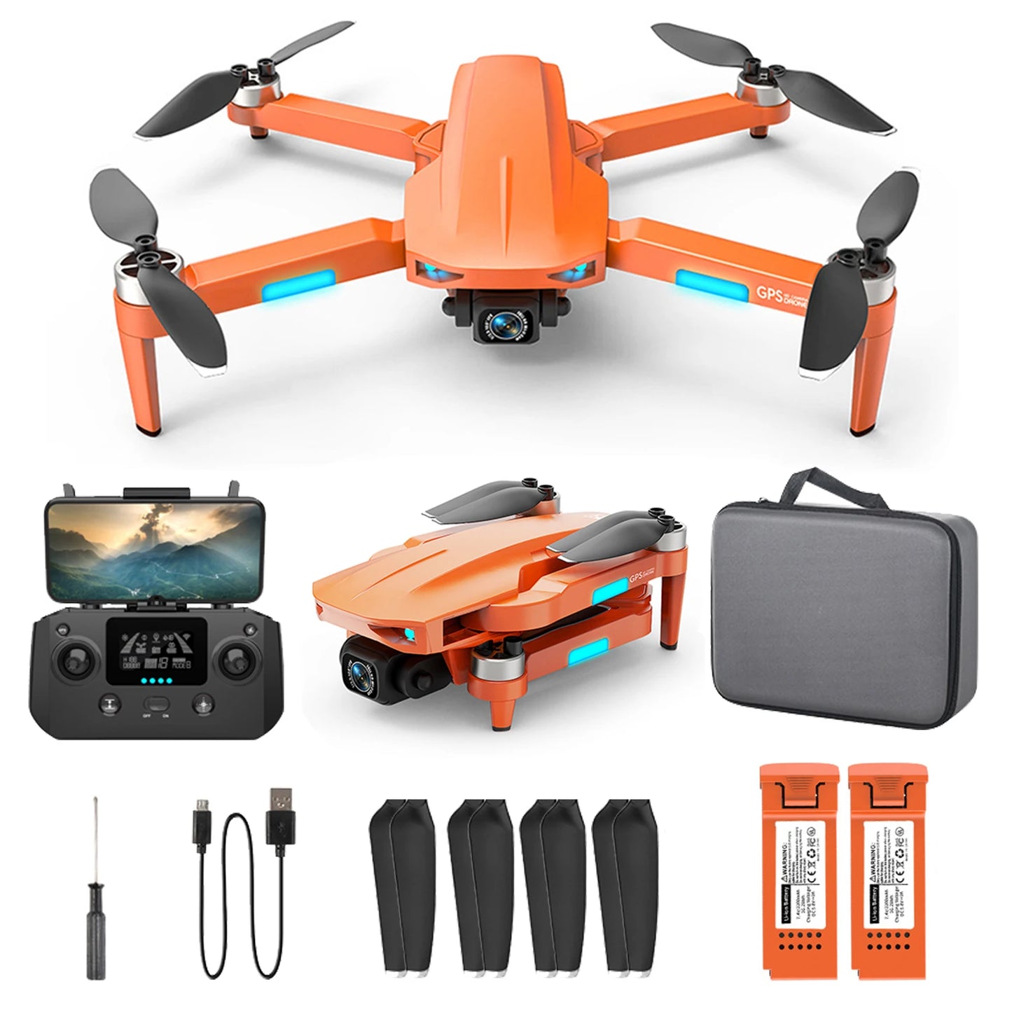 G-Anica 4K Camera Drone With GPS Auto Return For Beginners