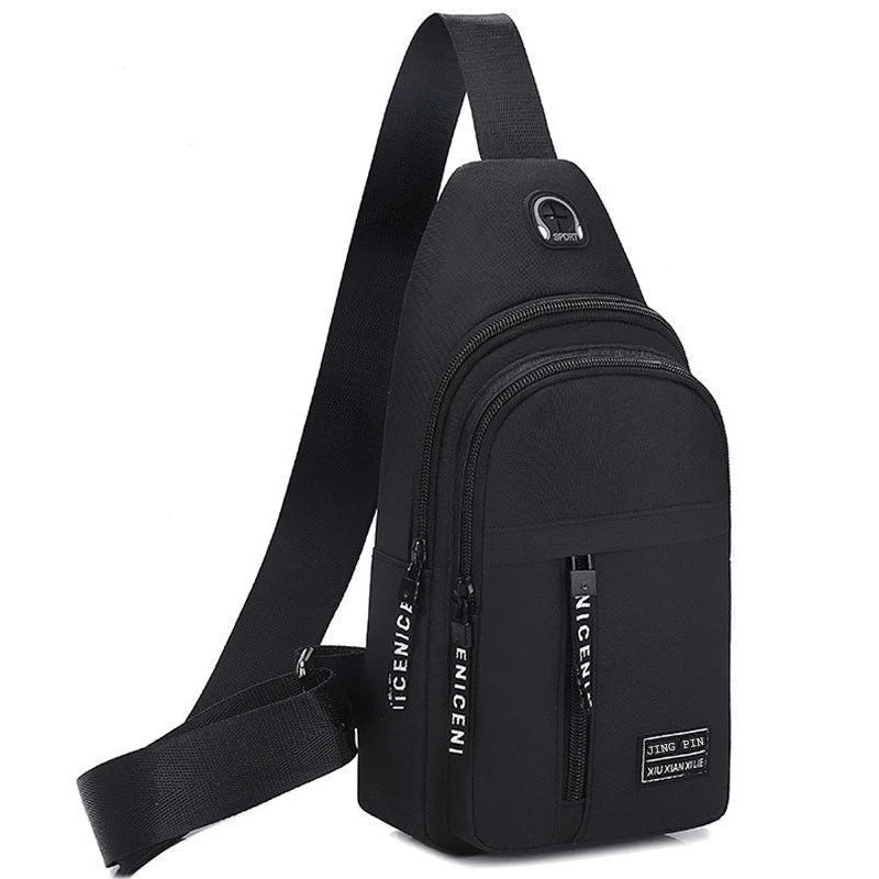 Men Crossbody Sling Bag Multifunction Travel Shoulder Bag