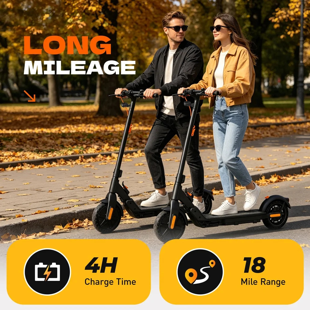 HeroPick C8 Adult Electric Scooter 350W 19Mph Foldable 36V 5.2Ah