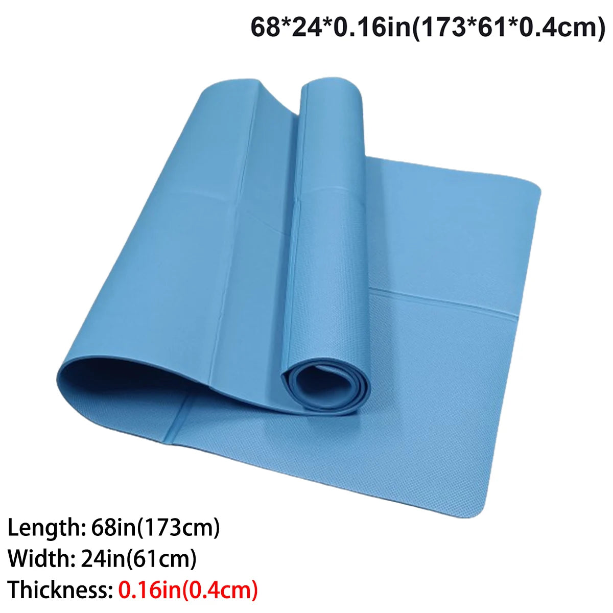 Eco Friendly Foldable Yoga Mat EVA Travel Exercise Mat